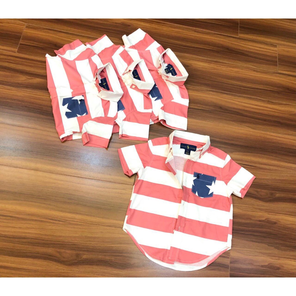 ÁO SƠ MI xuất xịn chính hãng POLO RALPH LAUREN bé trai 1 -> 5 tuổi