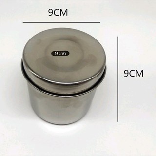 Hộp inox đựng bông gòn