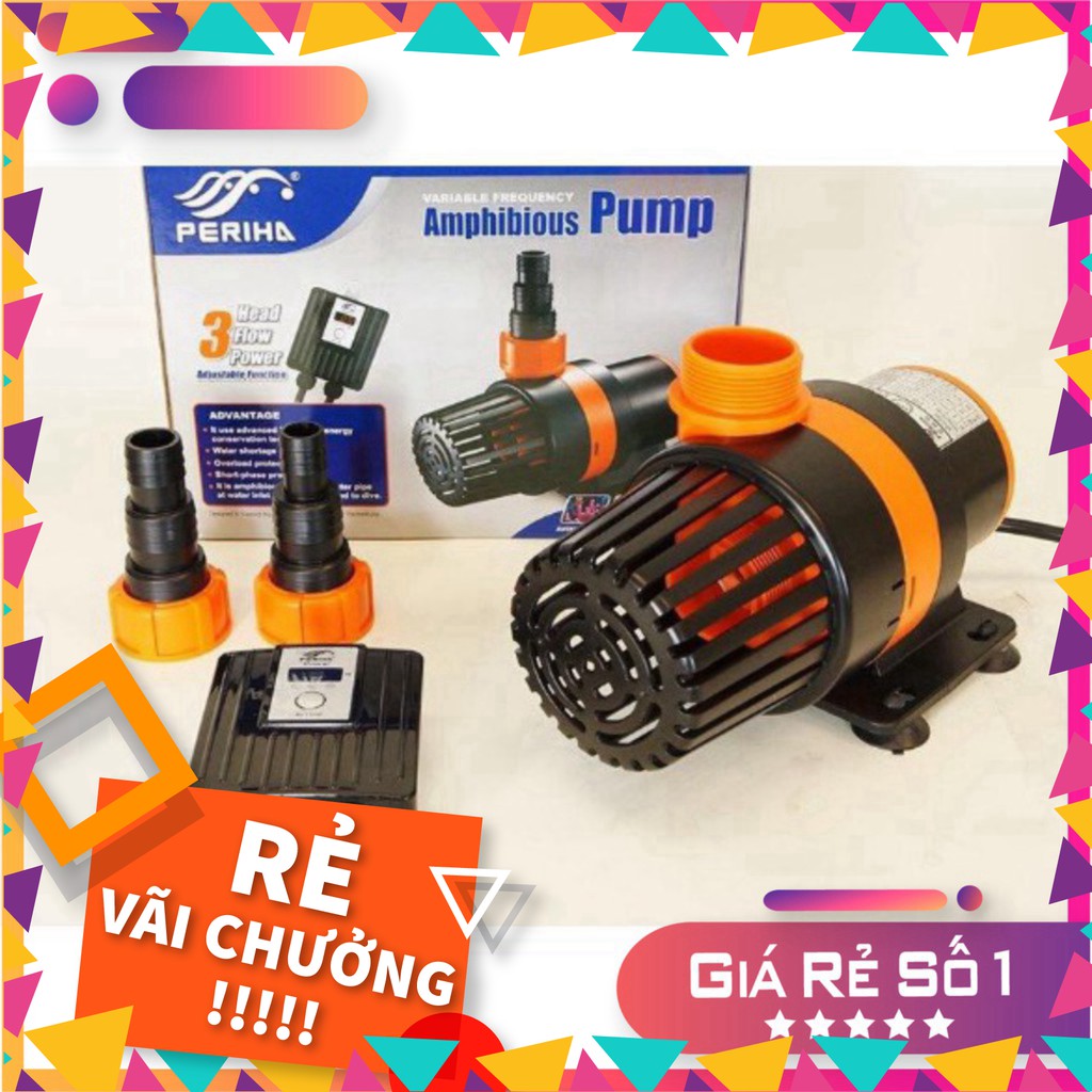 Periha  PB 7000 tiết kiệm điện - 7000l/h - Bơm hồ Koi - Bơm đẩy cao - Điều Chỉnh 3 Chế Độ bơm, Cá Koi Hoàng Long