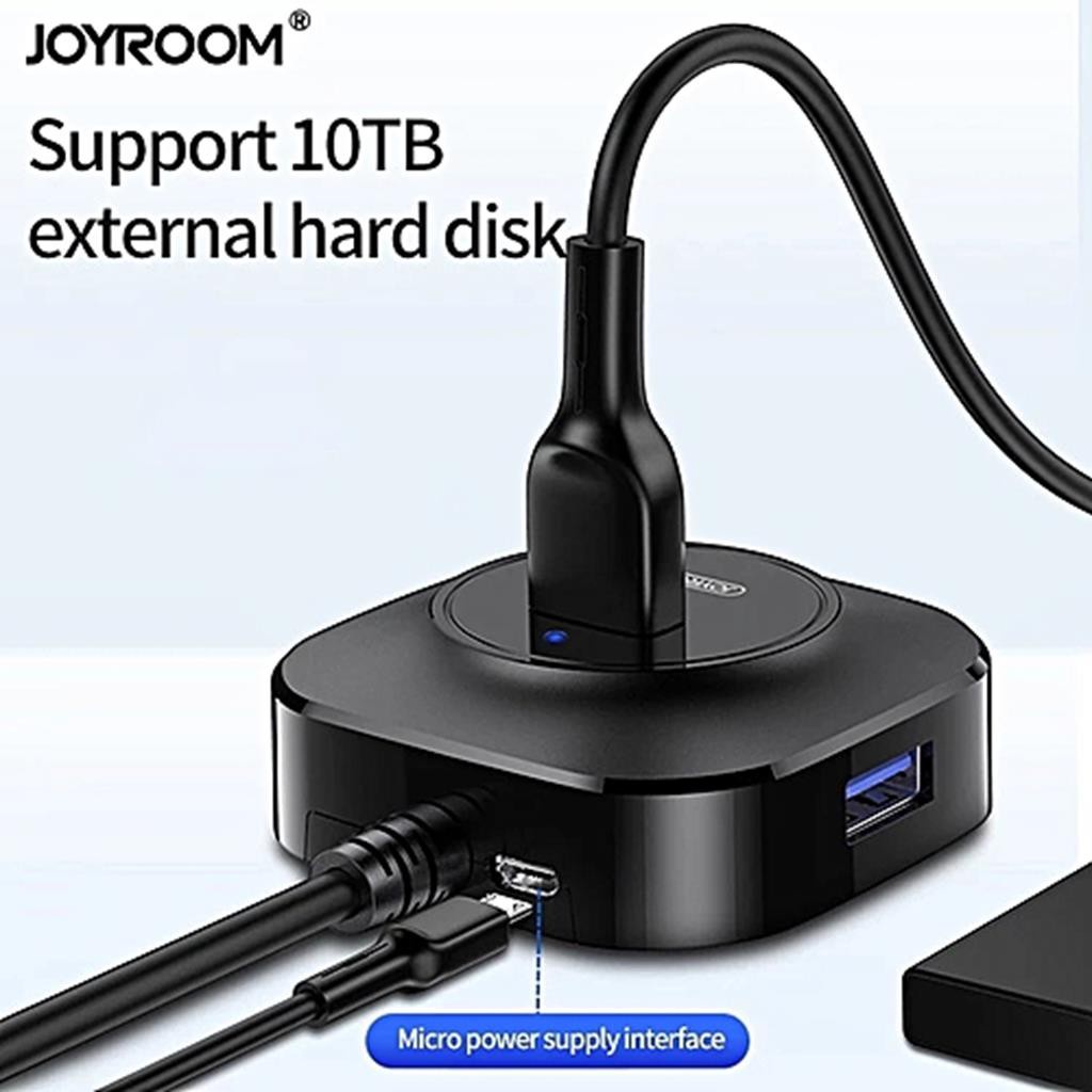 Bộ chia USB 2.0 JOYROOM S-M371 0.25M 1 ra 4 dây dài 25cm -DC3307