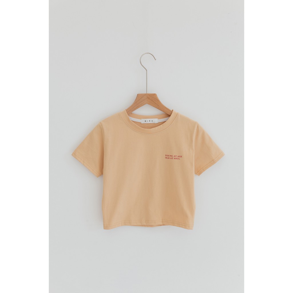 [ Miều ] Áo croptop in hình anna Young At Age