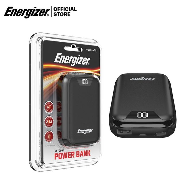 Sạc dự phòng Energizer 10,000mAh /3.7V Li-Polymer - UE10042