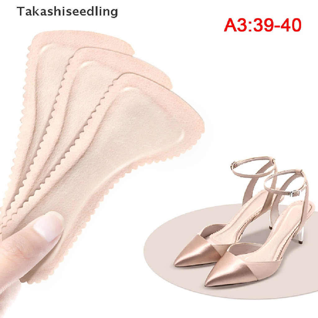 (Takashiseedling) Cặp Miếng Lót Xăng đan Cao Gót Đế Mềm Thấm Hút Mồ Hôi Thoải Mái Dành Cho Nữ Bán Chạy