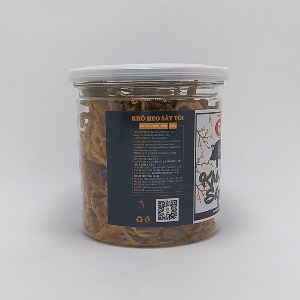 Khô Heo Sấy Tỏi C&B - Hộp 100G