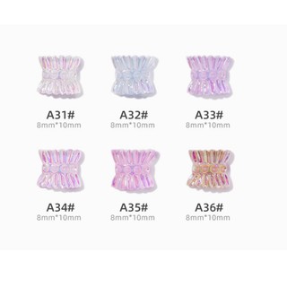 (ảnh thật) Charm nail nơ nhún ngọc Hàn Quốc hot 2021