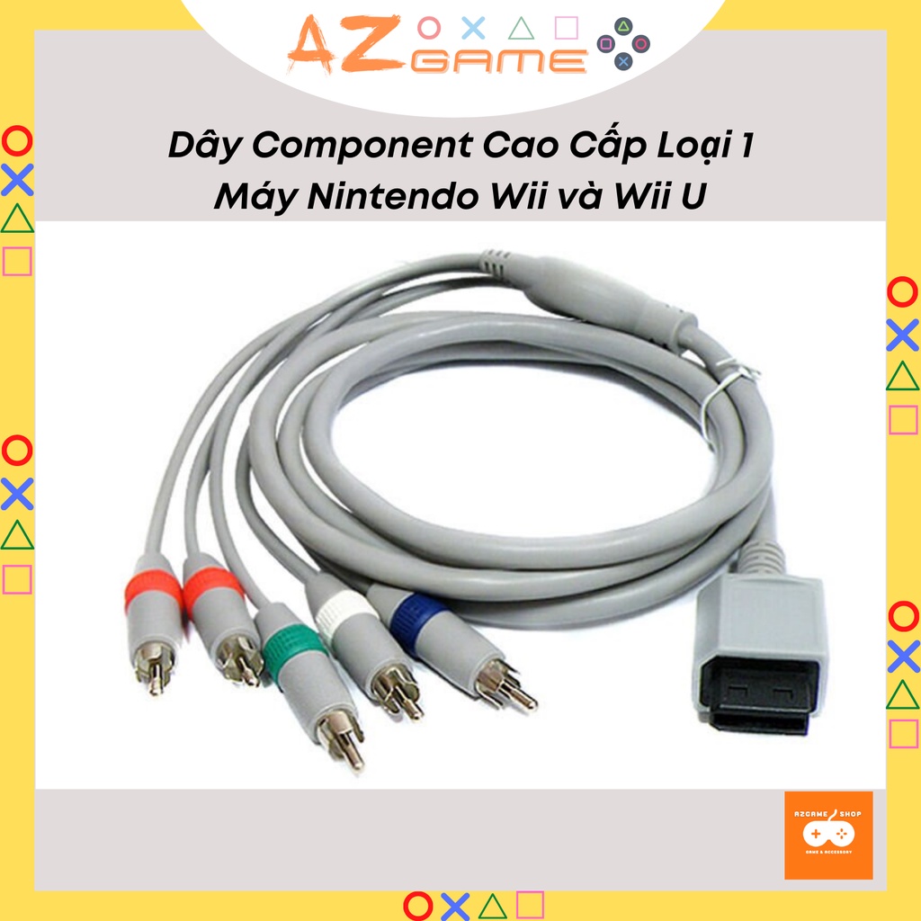 Dây Component Nintendo Wii / Wii U Chính Hãng Cao Cấp