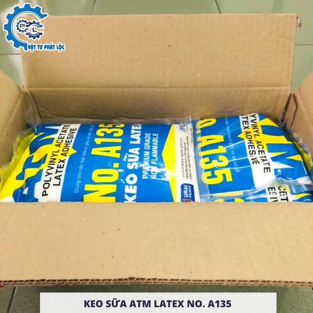 Keo sữa ATM - keo làm slime - keo dán tường - white glue 1Kg