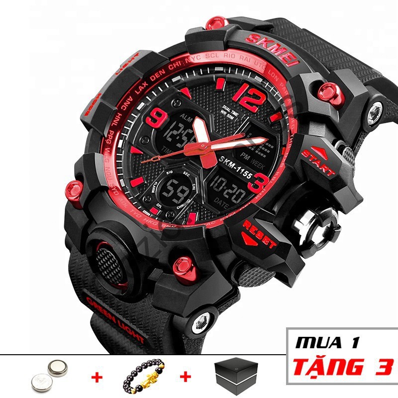 Đồng hồ nam SKMEI điện tử thể thao chính hãng đa chức năng siêu bền chống nước SME25- Sport.watch