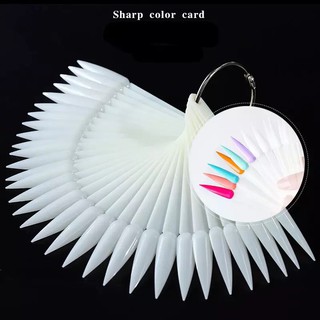 50 móng que tập sơn, oval,nhọn,