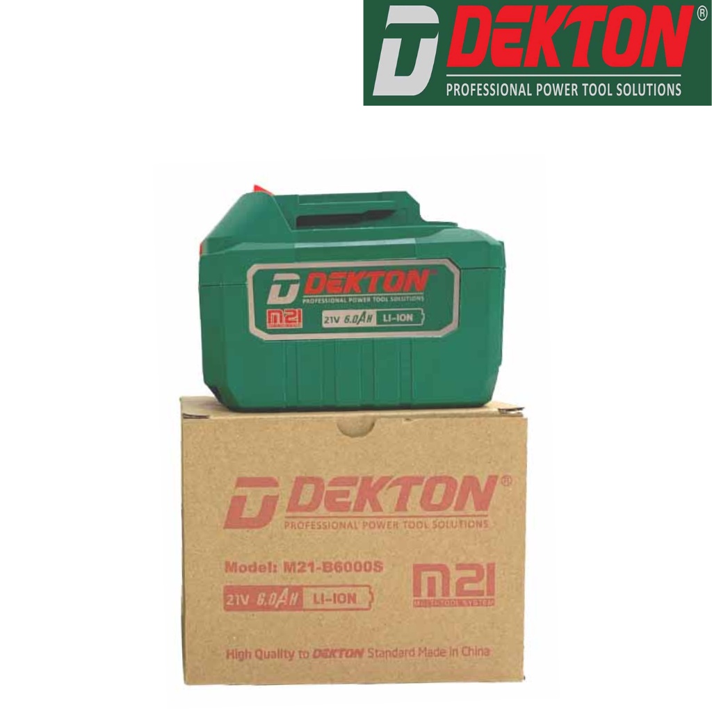 Pin Dekton M21-B6000S - Chân Pin Phổ Thông - 21V/6Ah/15Cell