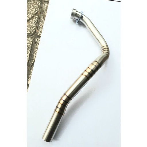 Cổ pô EXCITER 155, cổ inox 304 nối pô zin.