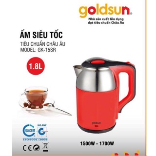 Ấm đun siêu tốc Goldsun GK-15SR - 1,8 lít