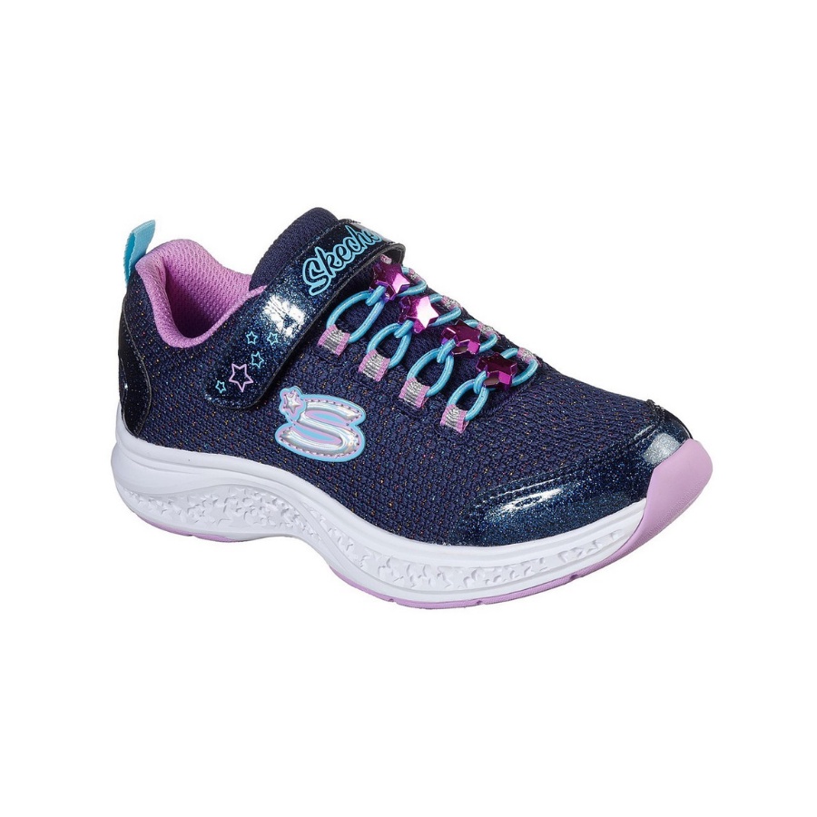 Giày sneaker bé gái Skechers Star Speeder - 302019L-NVMT