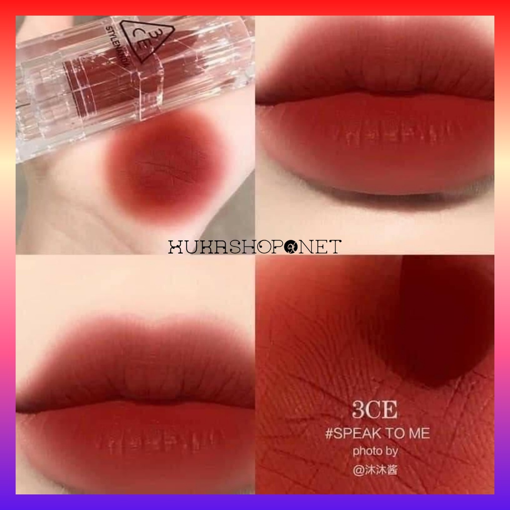 Son thỏi lì vỏ trong 3CE Soft Matte Lipstick trang điểm môi mịn màng lâu trôi (3.5g)