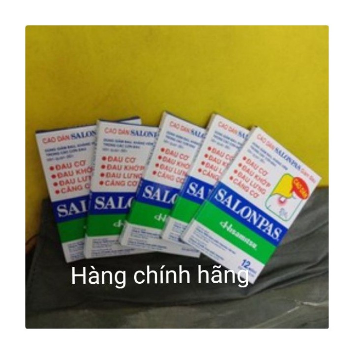 Cao dán Salonpas ❤️FREESHIP👍 Miếng dán salonpas, giảm nhanh cơn đau như đau khớp, đau lưng, viêm khớp