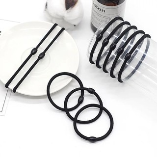 Chun cột tóc buộc tóc loại dày màu đen 10c