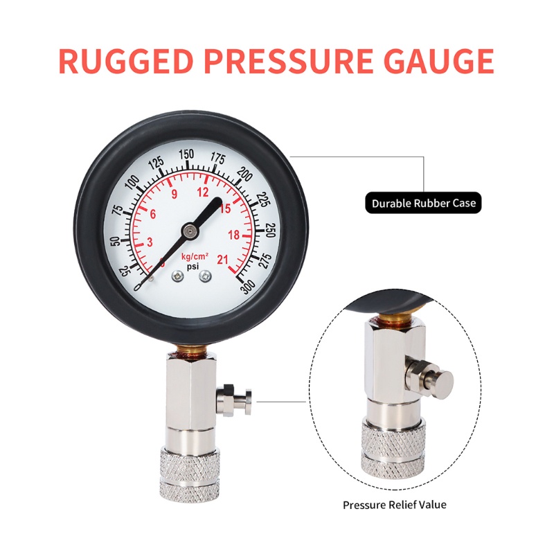 Bộ 8 Dụng Cụ Kiểm Tra Nén Nhiên Liệu M10 M12 M14 M18