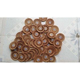 Lót ly bằng mây tre đan