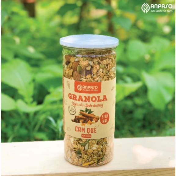 Hạt thập cẩm 500gr Vị Cam quế, Vị Matcha giàu dinh dưỡng, protein và các loại vitamin