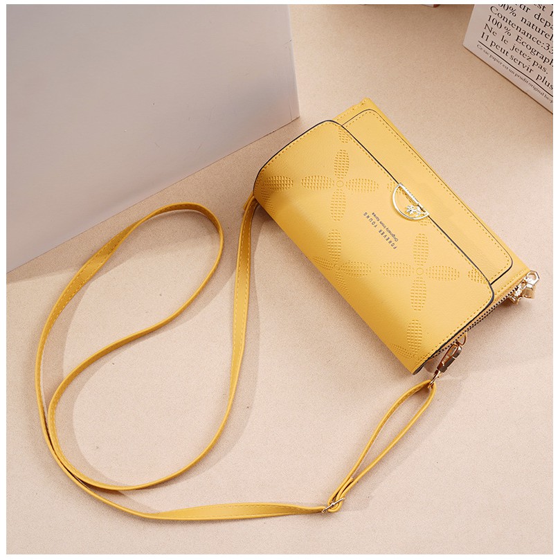 [FREESHIP, HỎA TỐC]túi đeo chéo Forever Young hình hoa bốn cánh nhỏ nhắn, xinh xắn - FY09062
