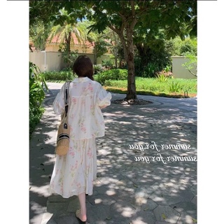 váy tiểu thư vintage ulzzang( hết xanh trắng)