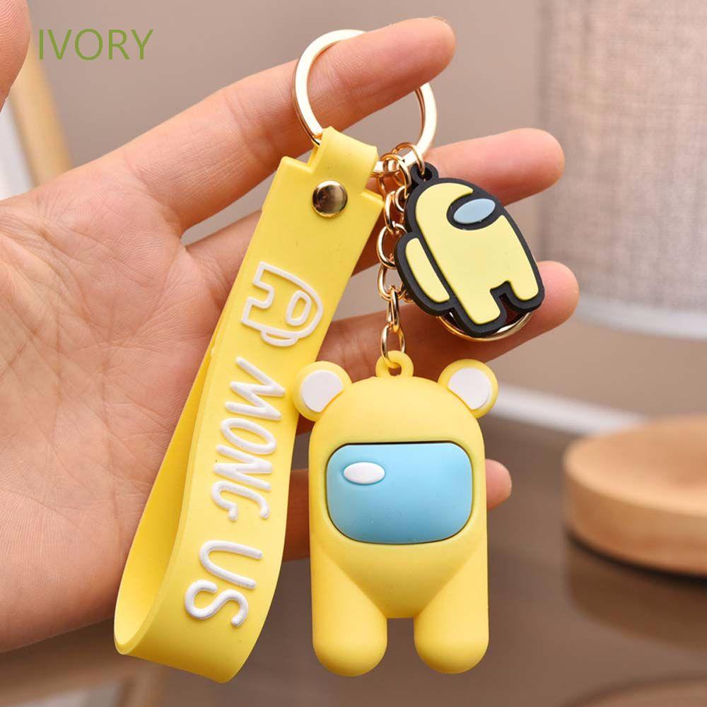 Móc chìa khóa họa tiết hoạt hình Among Us độc đáo đáng yêu