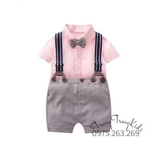 SÉT BODY ÁO LIỀN QUẦN CÔNG TỬ DÒNG CAO CẤP CHO BÉ TRAI