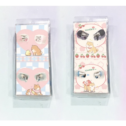 Tai nghe đôi chó shiba TNDI15 earphone cute dễ thương