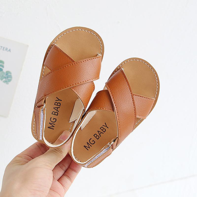 Giày Sandal Dây Chéo Dành Cho Bé Gái 1 2 3 4 5 6 Tuổi