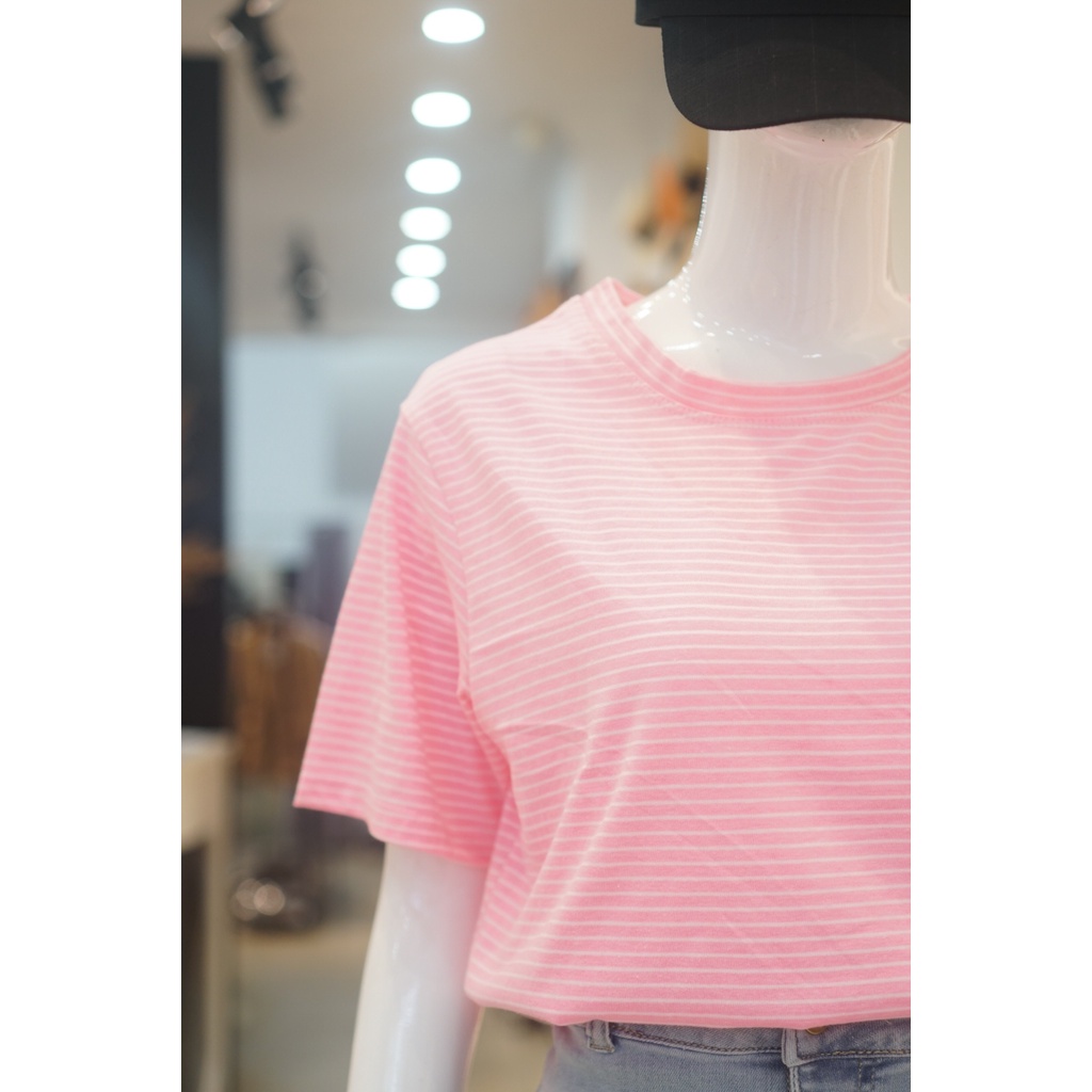 Áo Thun Cotton Sọc Nhỏ 178