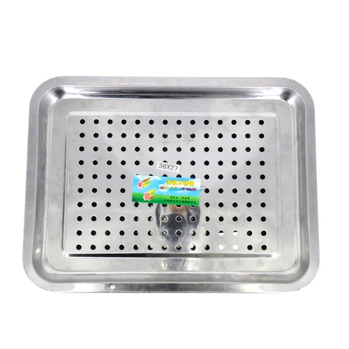 [Giá Sỉ] Khay Úp Ly 2 Lớp Inox 32x22cm, Mâm Chữ Nhật, Khay Chữ Nhật