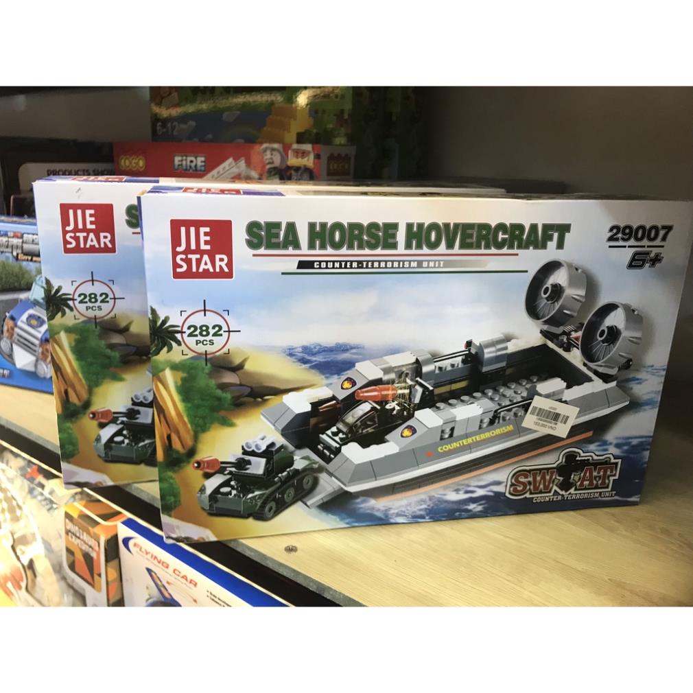 Lego tàu chiến quân sự 282 chi tiết