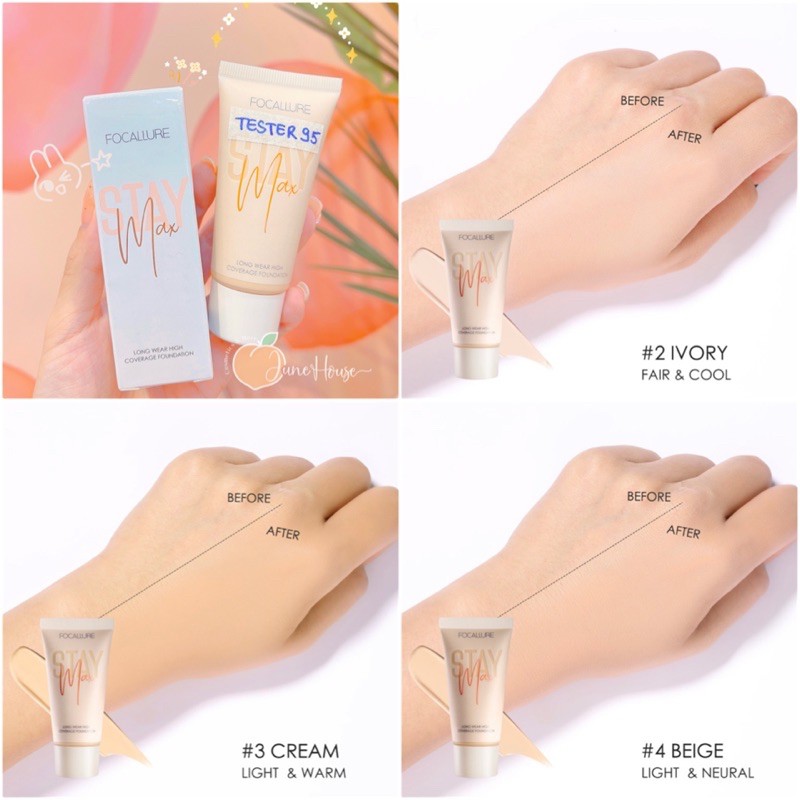 Kem Nền Focallure Max Stay | BigBuy360 - bigbuy360.vn
