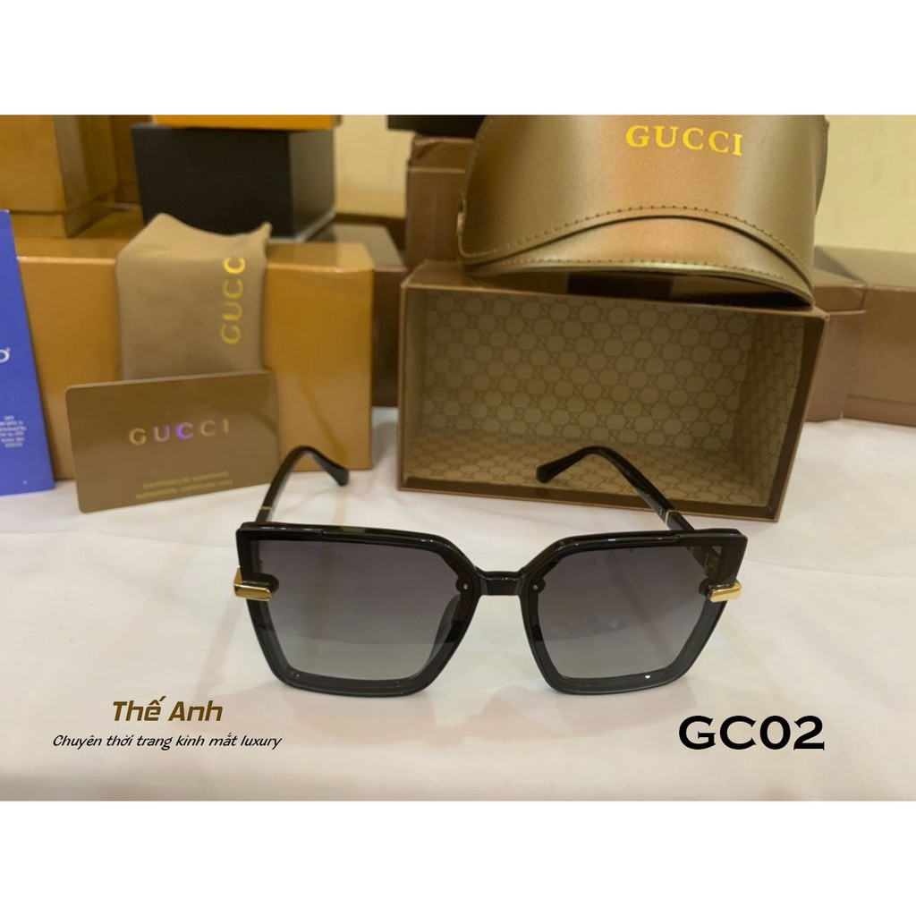 GUCCI Kính Mát Chống Tia Uv - GC02