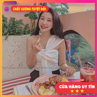 HÀNG MỚI VỂ Áo lệch vai nơ ngực