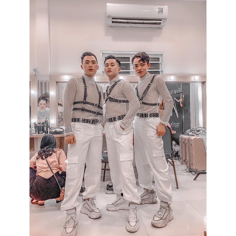 Áo thun lưới nam cổ lọ | BigBuy360 - bigbuy360.vn