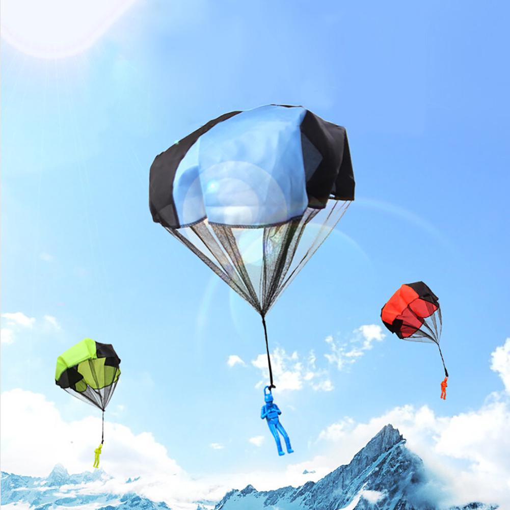 Hand Throwing kids mini play parachute toy soldier Outdoor sports Children’s Educational Toys