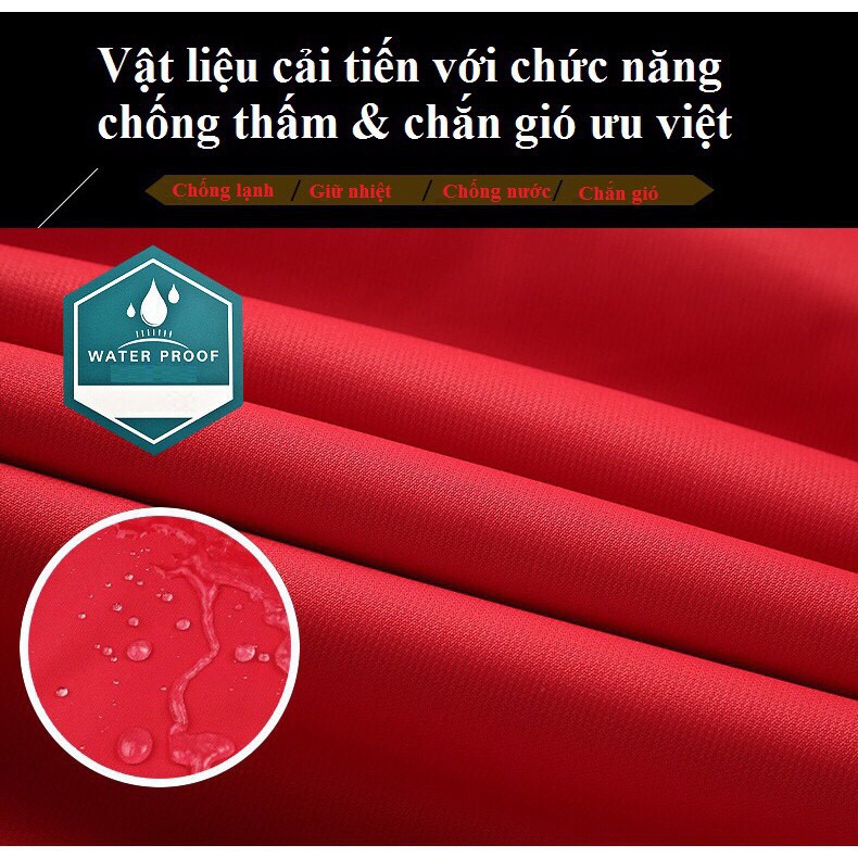 ÁO KHOÁC NAM CHỐNG NƯỚC 3 LỚP [Hàng Loại 1], ÁO KHOÁC NAM LÓT LÔNG CHẮN GIÓ GIỮ NHIỆT - [A001]