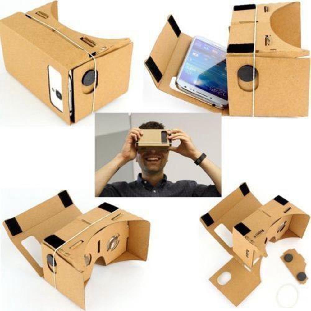 Kính cạc tông 3D thực tế ảo cho Google Android IOS Cardboard 3D và nguồn thực tế ảo