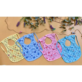 Yếm ăn dặm lót nilon Fusj to, yếm chống thấm (1-2 tuổi)