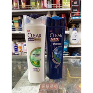 Dầu gội Clear Bạc Hà Chai 370g