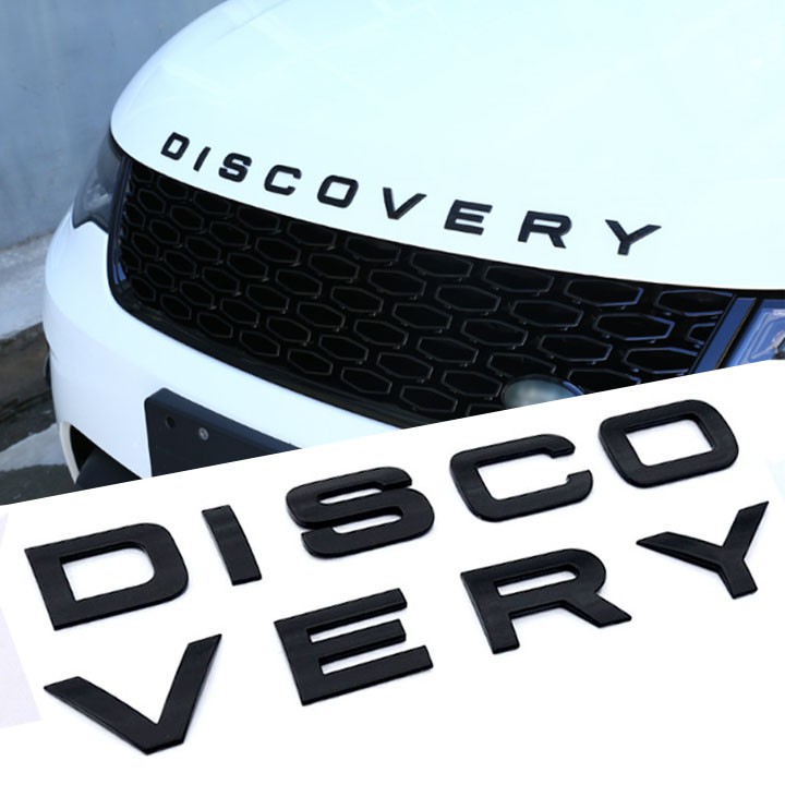 LOGO chữ nổi DISCOVERY , RANGE ROVER , trang trí nắp CAPO