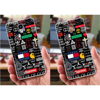 Ốp lưng Samsung S4 (dẻo viền trắng trong) - Brands