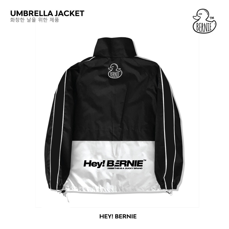 Áo khoác dù - Bernie Umbrella Jacket - Đen
