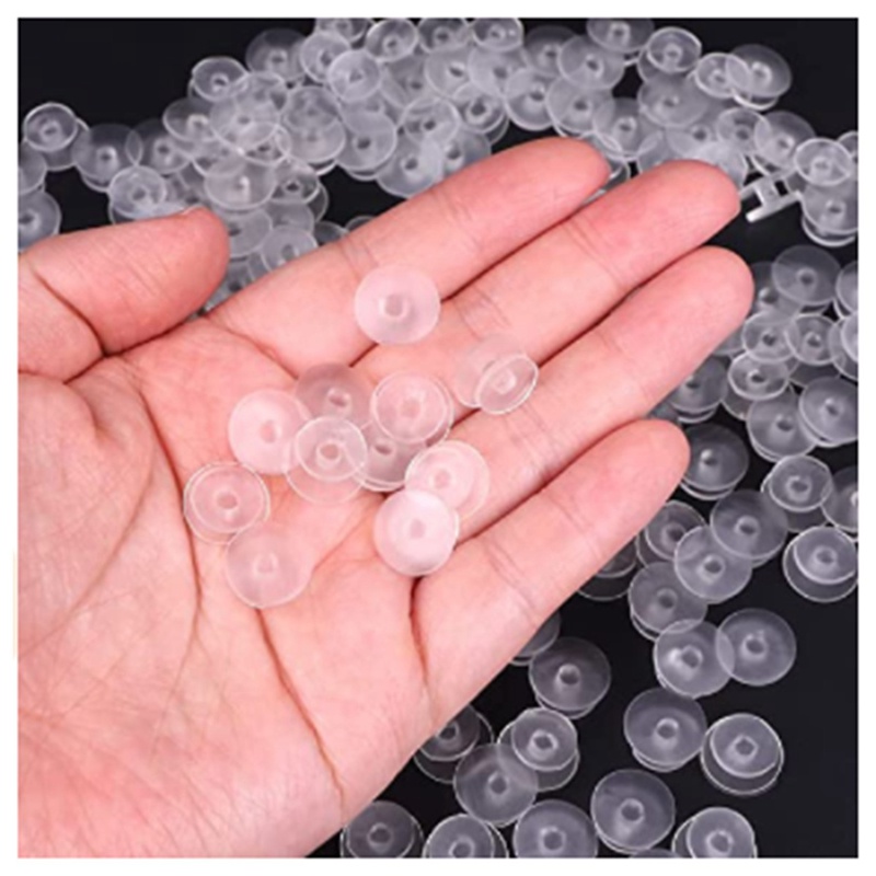 Nút trong suốt 500 cái , 0,47 inch ( 12Mm) Nút quyến rũ cao cấp , Thích hợp để trang trí giày dép trẻ em