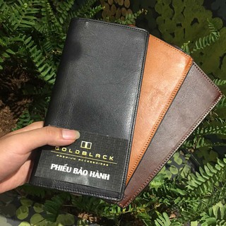 Ví Bóp Nam Nữ Da Bò Cao Cấp GOLDBLACK