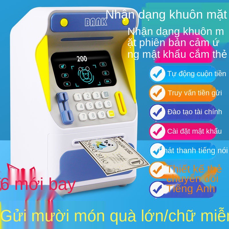 Nhận dạng khuôn mặt, Vân tay, Tiết kiệm tiền, Con heo đất cho trẻ em, Hộp mật khẩu Có thể gửi Cô gái mong muốn, Chống