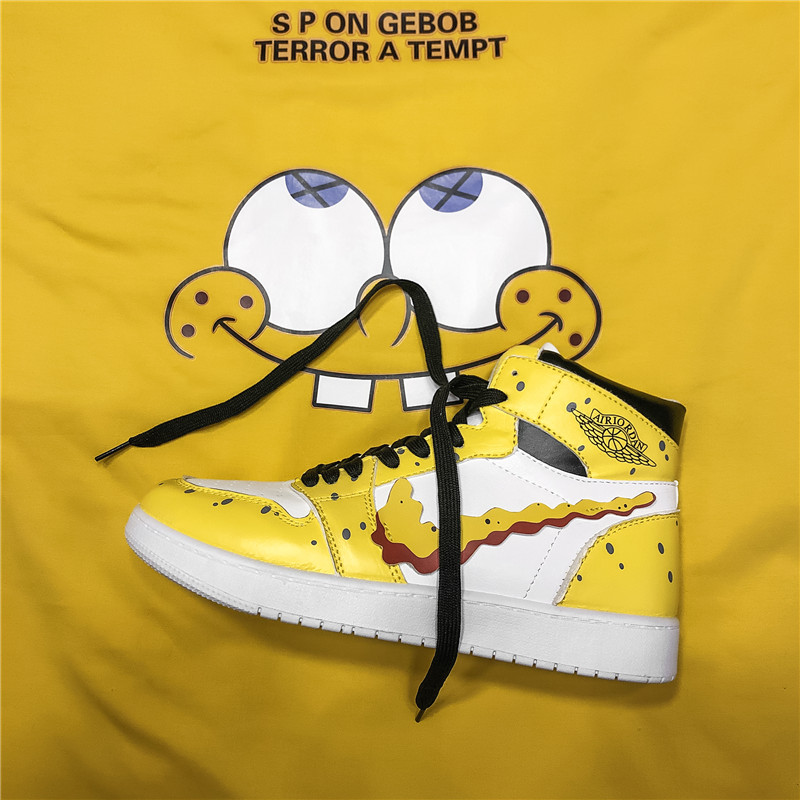 Giày Thể Thao Nam In Hình Bọt Biển Cá Tính | BigBuy360 - bigbuy360.vn