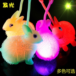 Đồ chơi bóng hình thỏ phát sáng cho trẻ em