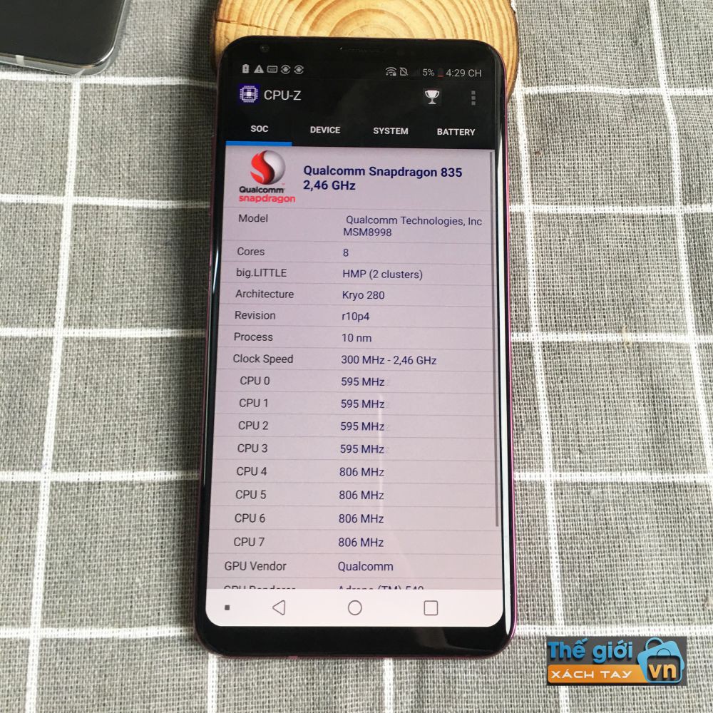 Điện Thoại LG V30 -Chip 835 ,Bộ Nhớ 64GB chơi game siêu mượt | BigBuy360 - bigbuy360.vn